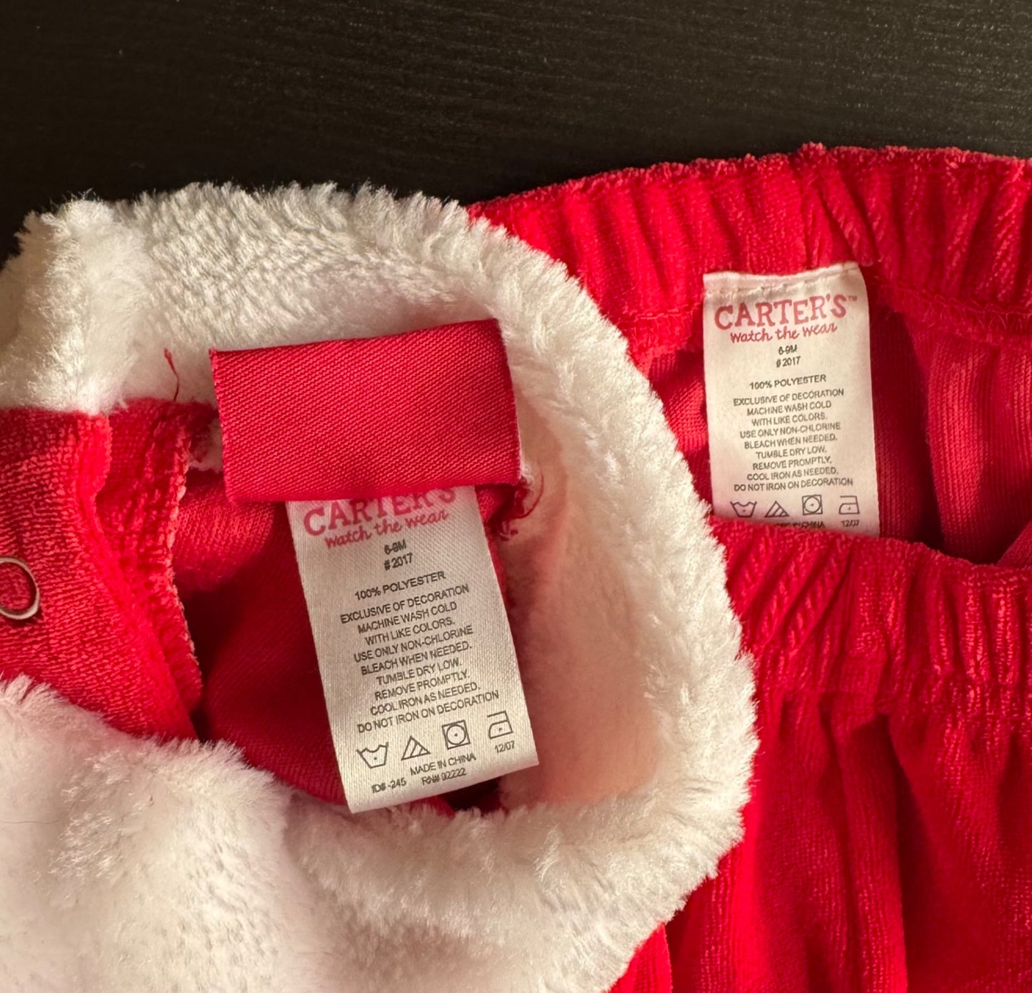 Baby girl Santa outfit, 6-9 mos. , Kids 9 Month (6-9M)