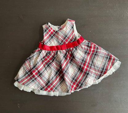 Christmas dress with diaper cover, 0-3 mos. , Kids 3 Month (0-3M)