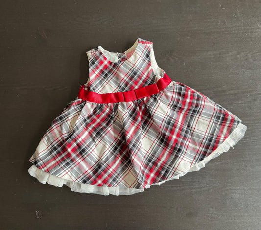 Christmas dress with diaper cover, 0-3 mos. , Kids 3 Month (0-3M)