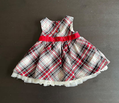 Christmas dress with diaper cover, 0-3 mos. , Kids 3 Month (0-3M)