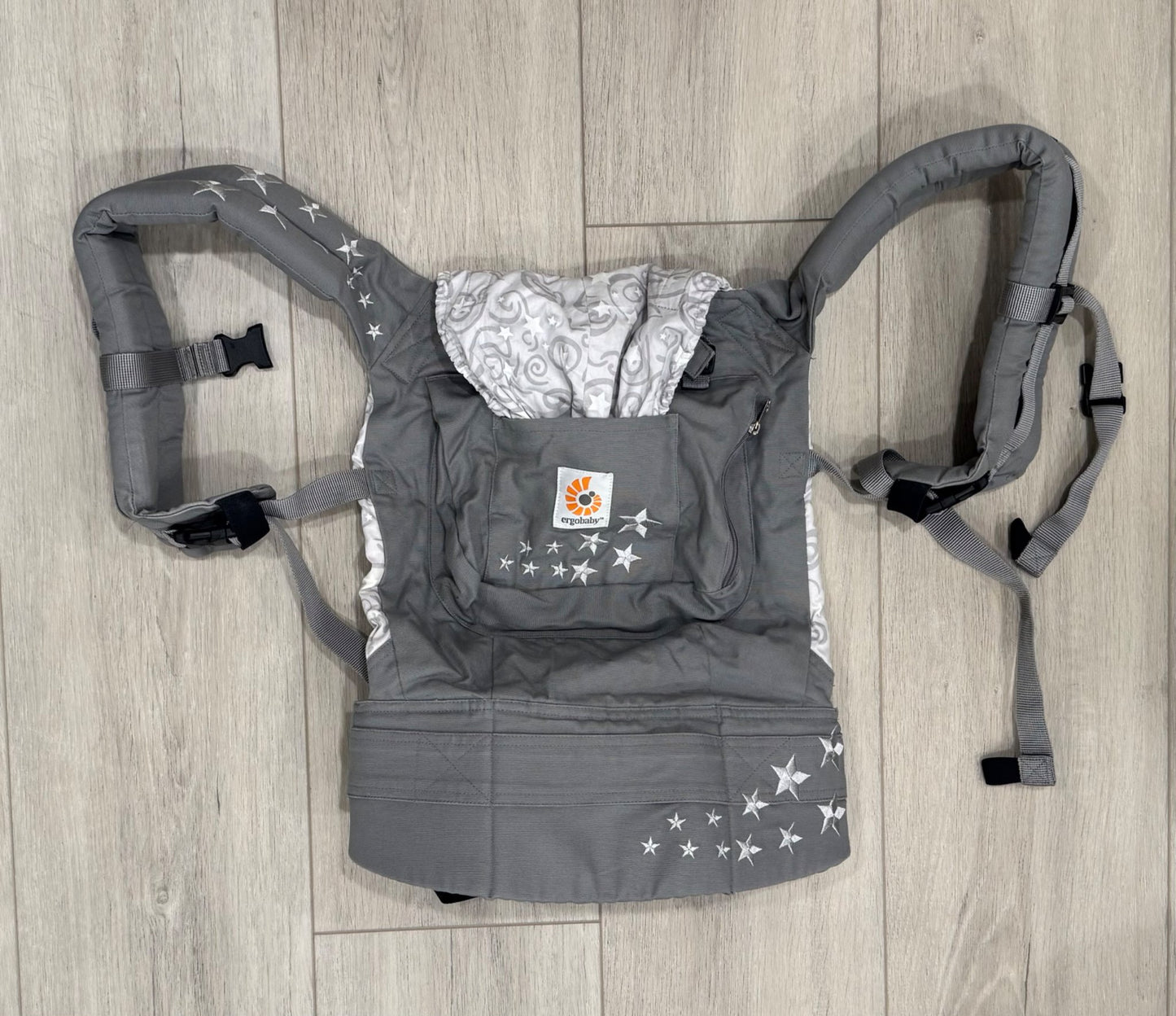 Ergobaby original baby carrier, grey stars