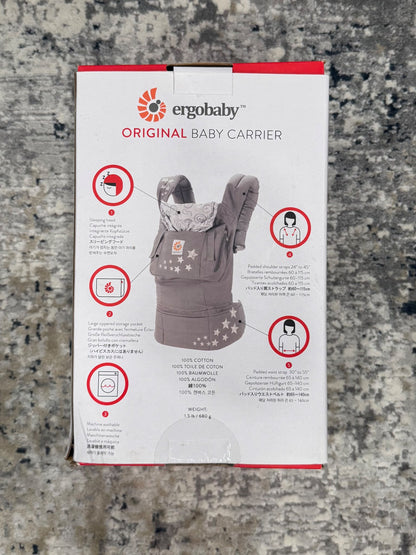 Ergobaby original baby carrier, grey stars