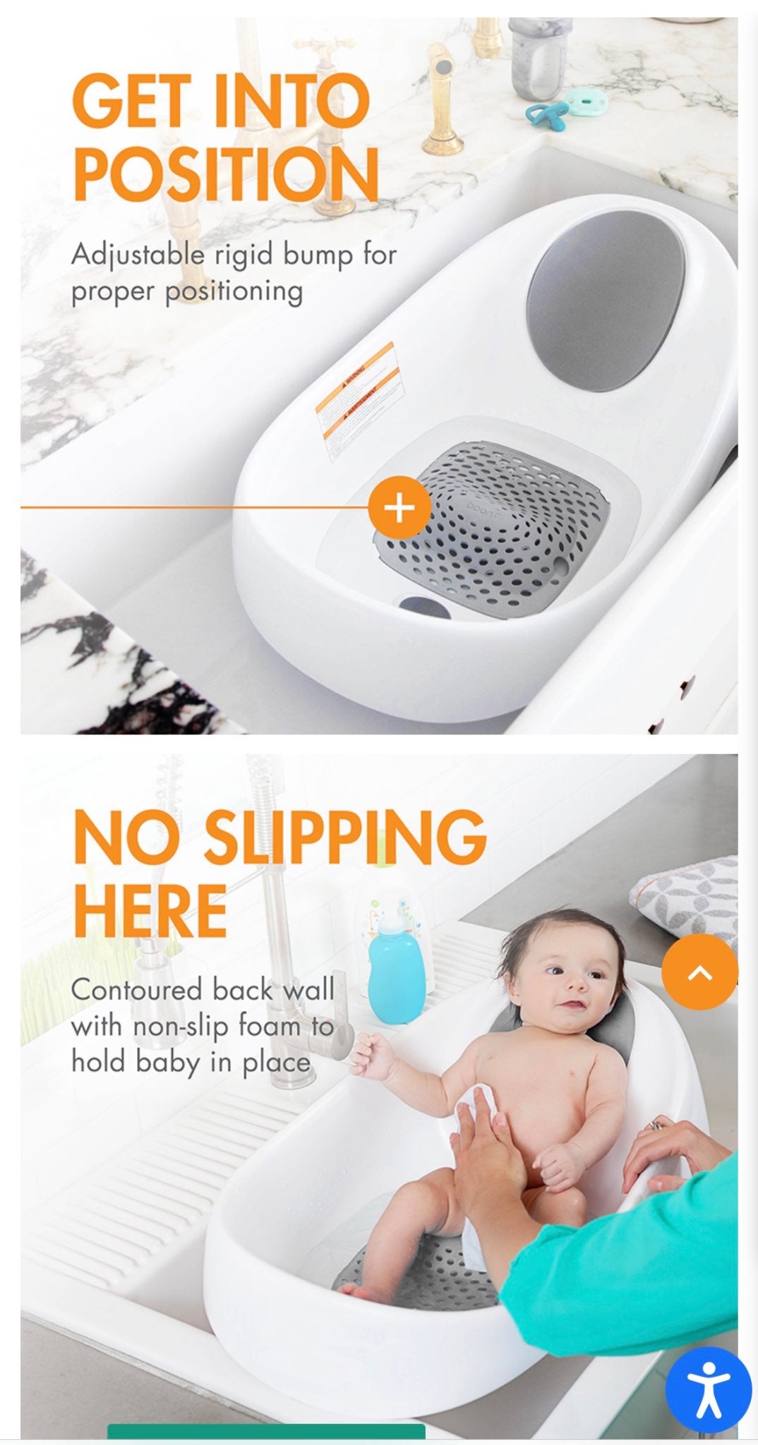 Boon soak 3 stage bathtub