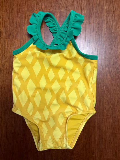 Pineapple swimsuit, Kids 6 Month (3-6M)