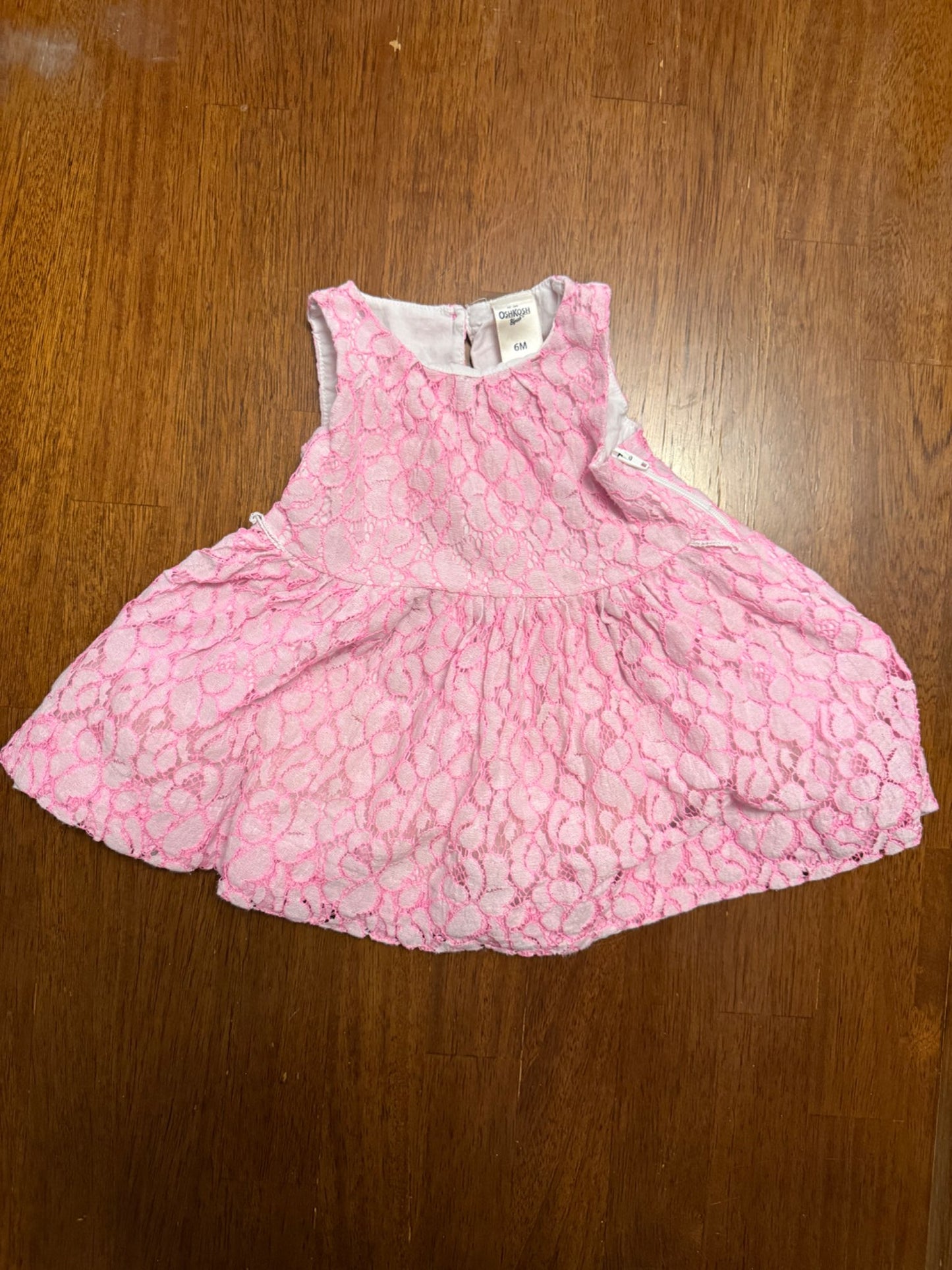 Pink dress, Kids 6 Month (3-6M)
