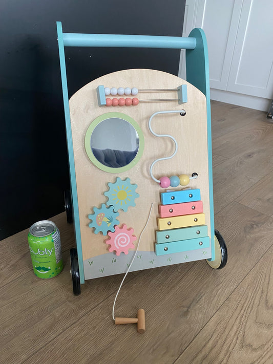 Toddler Wood Activity Walker