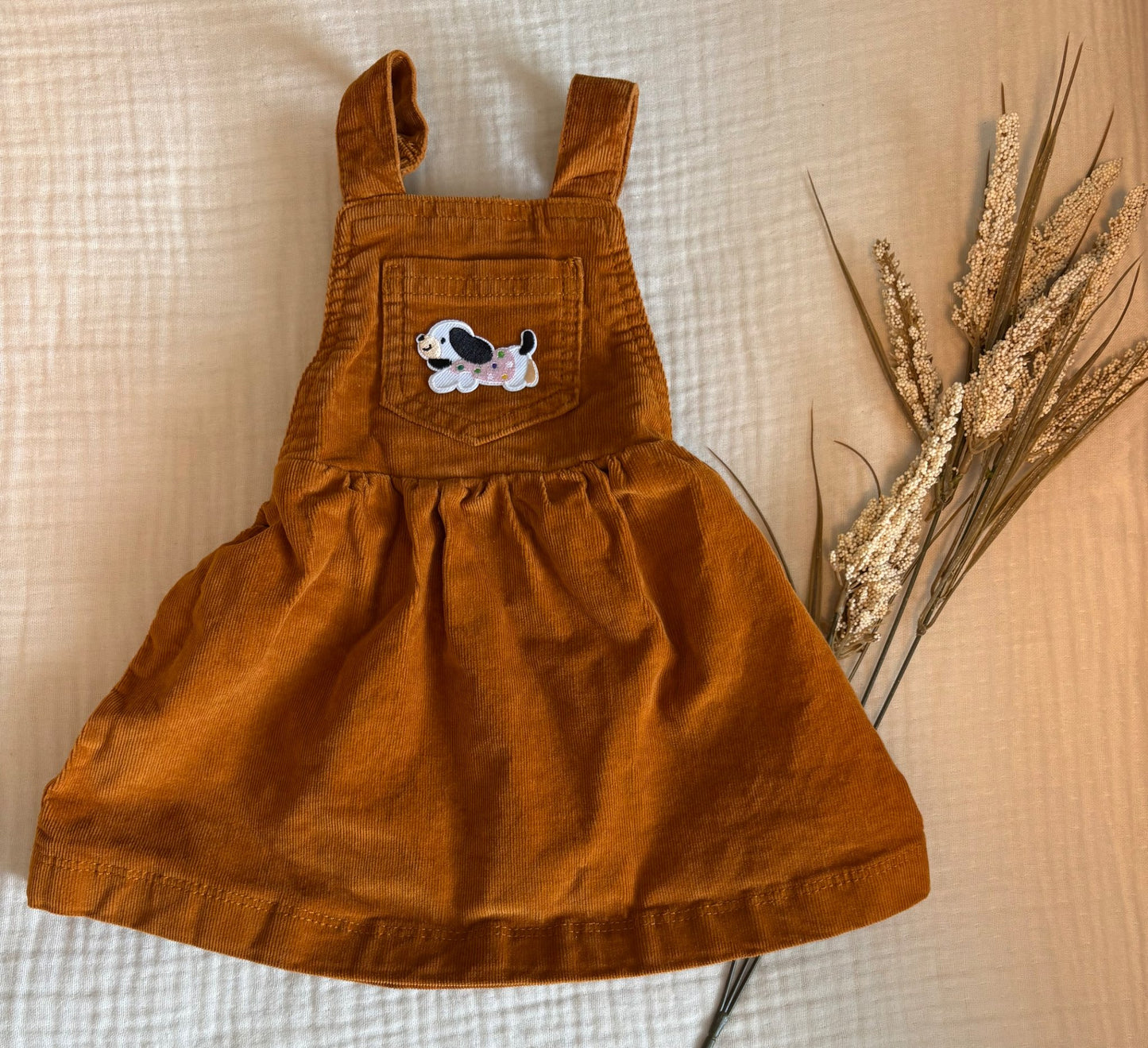 6-12 Months Baby Girl Jumper Style Dress, Kids 9 Month (6-9M)