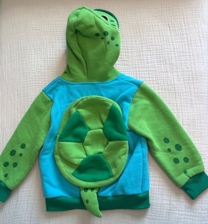 Doodle Pants 3T Turtle Hoodie with Attached Turtle Shell Backpack (Purchased for $50 USD), Kids 3T