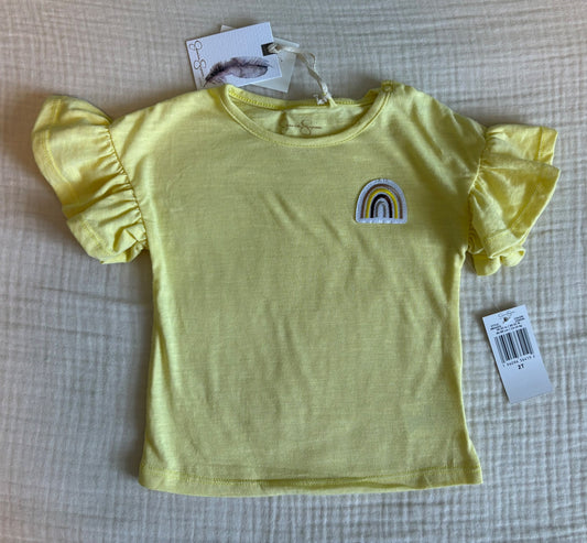 Jessica Simpson Toddler Girls 2T Flutter Sleeve Shirt *BNWT*, Kids 2T