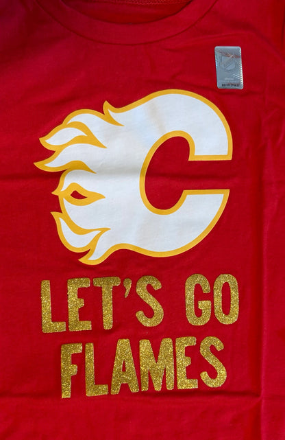 NHL Calgary Flames 5T Unisex Toddler Long Sleeved T-Shirt *BNWT* (Purchase Price: $26) , Kids 5/5T (extra small)
