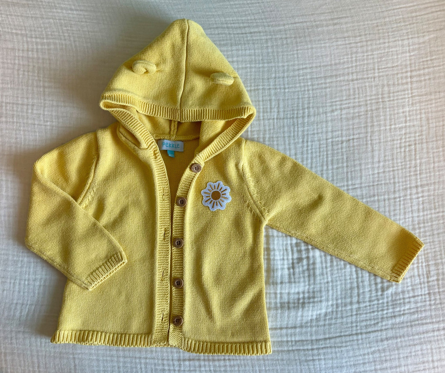 Pekkle 24 Months Unisex Button-up Sweater , Kids 24 Month (18-24M)