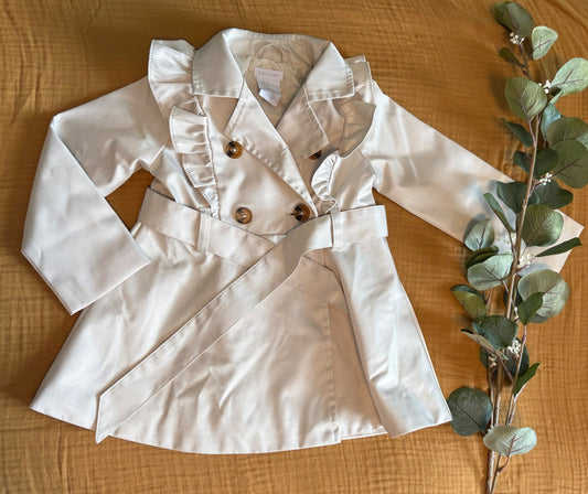 Tahari 2T Toddler Girls Beige Jacket , Kids 2T