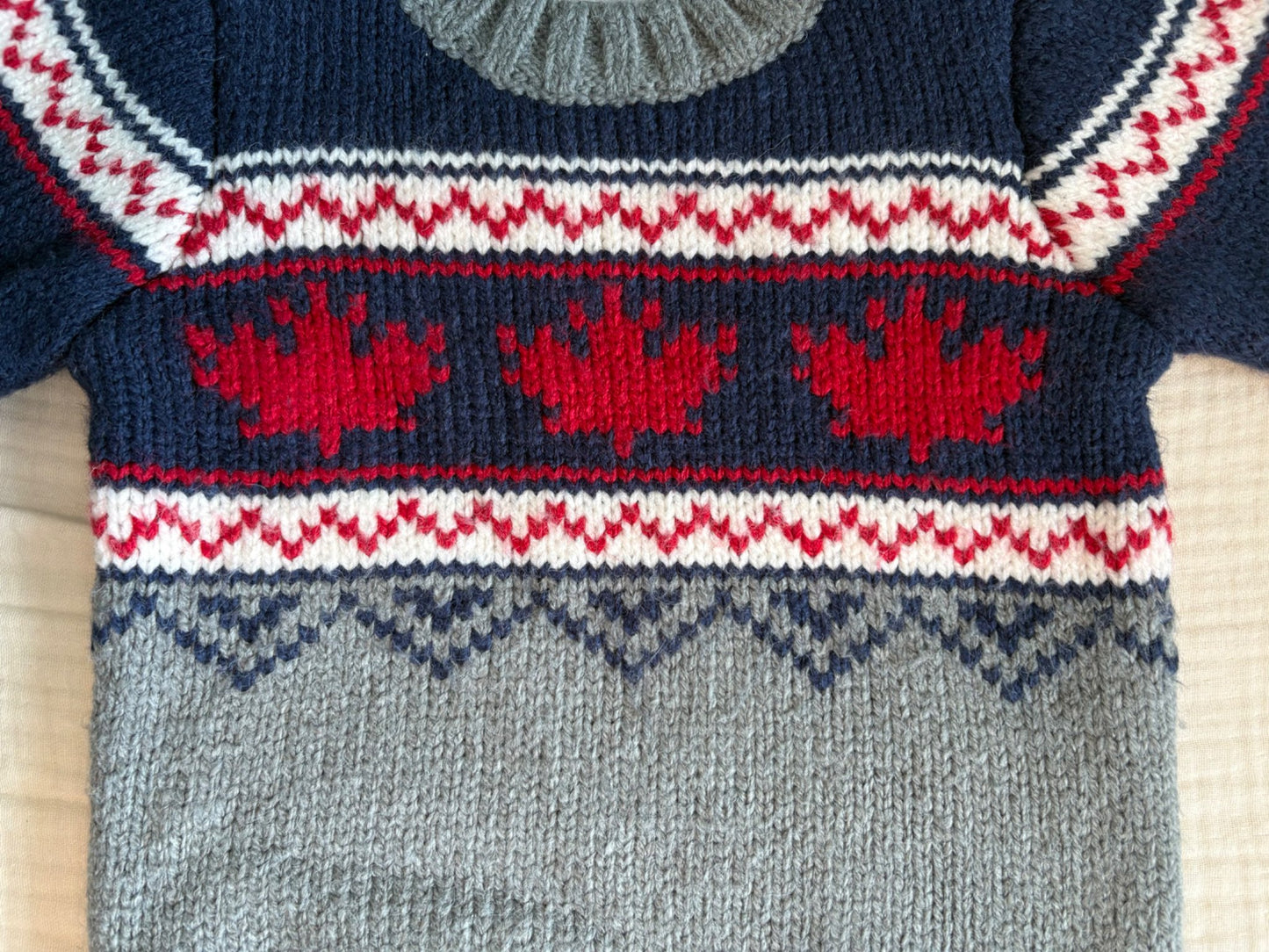 4T Unisex Toddler Canadiana Sweater , Kids 4/4T