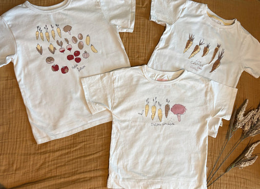 Souris Mini (French Canadian Company) 2-3T Unisex Toddler Shirt Bundle , Kids 3T