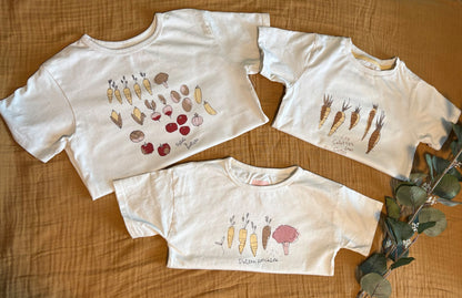 Souris Mini (French Canadian Company) 2-3T Unisex Toddler Shirt Bundle , Kids 3T