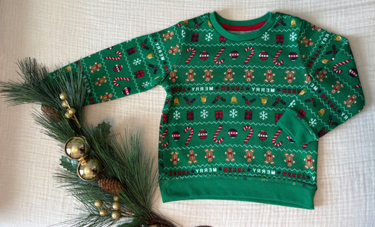 4T Toddler Unisex Long Sleeved Christmas Sweater , Kids 4/4T