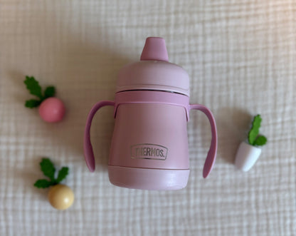 Thermos 7 Ounce Insulated Sippy Cups with Handles (Purchase Price $20)