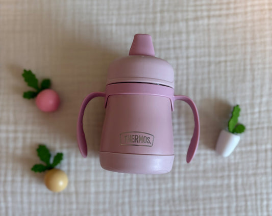Thermos 7 Ounce Insulated Sippy Cups with Handles (Purchase Price $20)