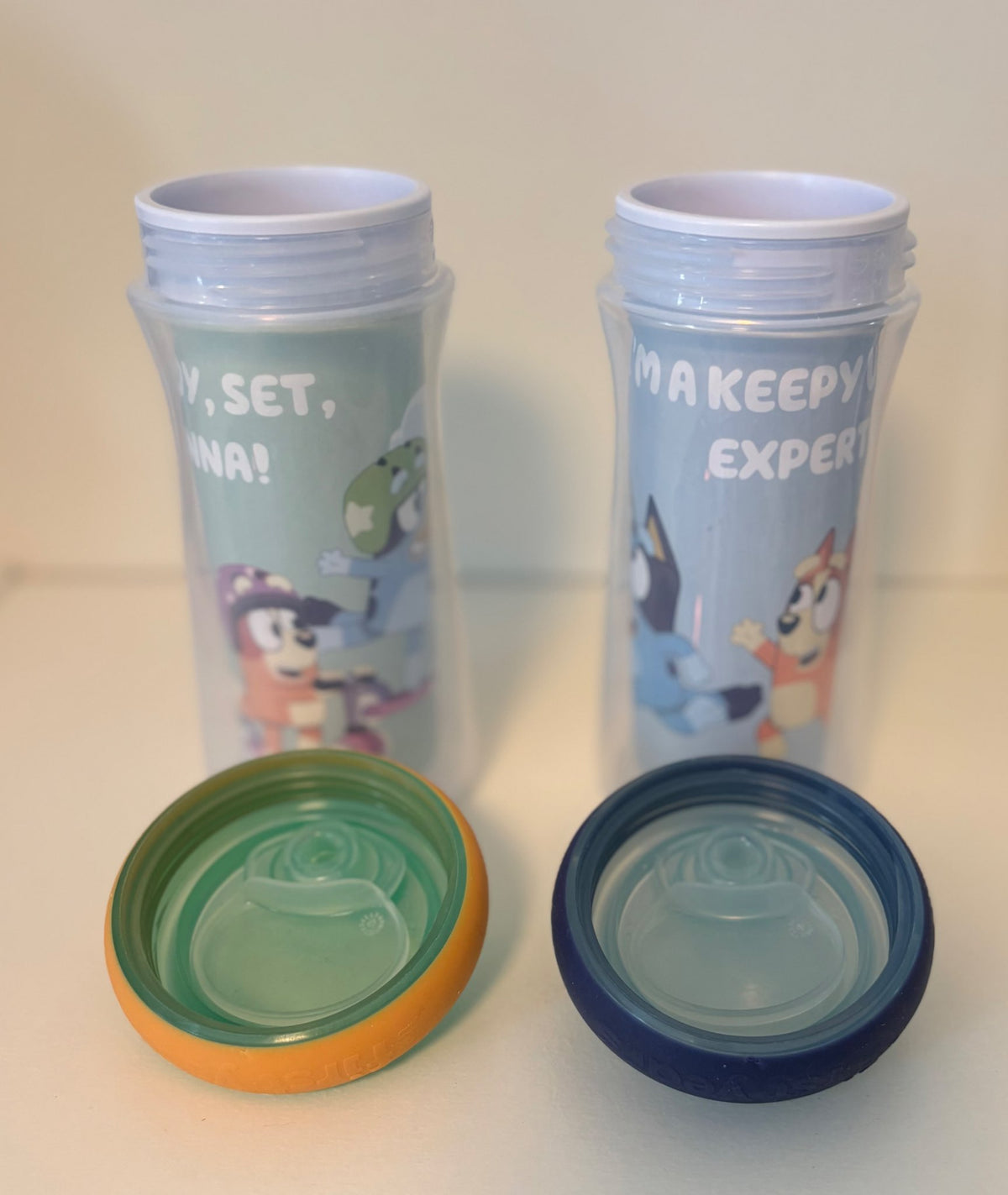 The First Years 9 Ounce Bluey Insulated Sippy Cups (x2)