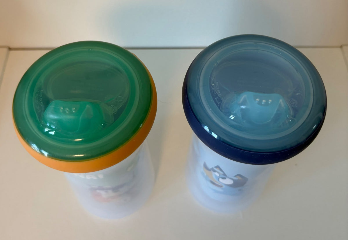 The First Years 9 Ounce Bluey Insulated Sippy Cups (x2)