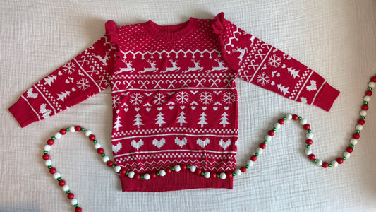 Andy & Evan 4T Toddler Girls Christmas Sweater , Kids 4/4T