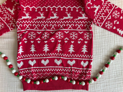 Andy & Evan 4T Toddler Girls Christmas Sweater , Kids 4/4T