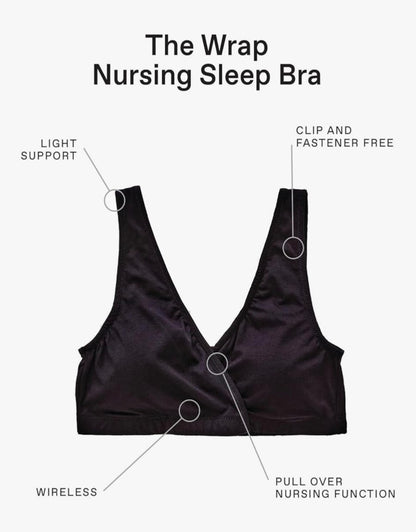 Motherhood Maternity "The Wrap" Nursing Sleep Bra (Purchase Price: $29) , Maternity M (8-10)