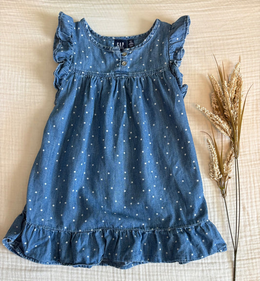 Gap 4T Toddler Girls Denim Dress , Kids 4/4T
