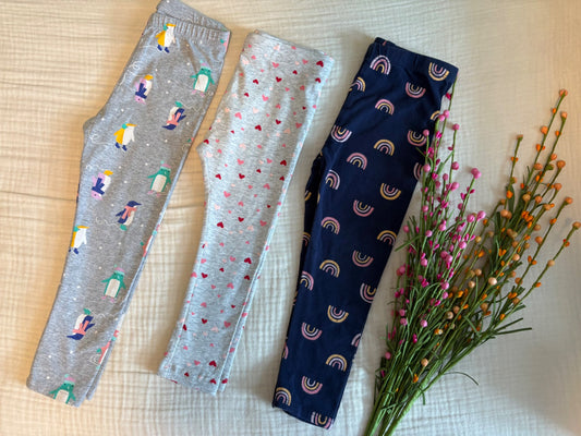 3T Toddler Girls Pants Bundle (3 Pairs) , Kids 3T