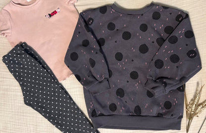 2T Toddler Girls "Pups & Dots" Themed Bundle (3 Items) , Kids 2T