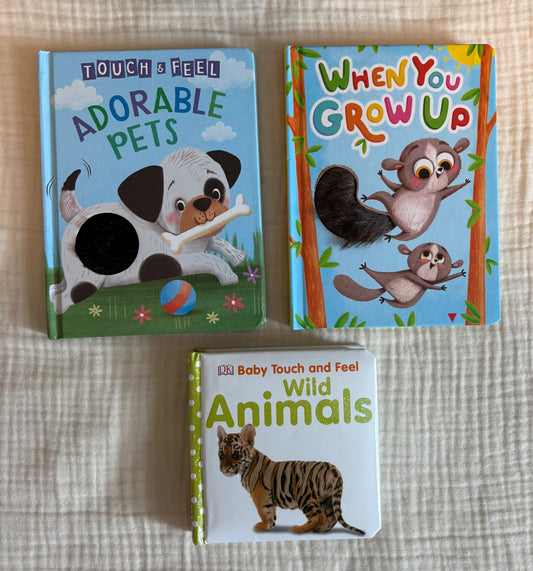 Touch & Feel Baby/Toddler Book Bundle