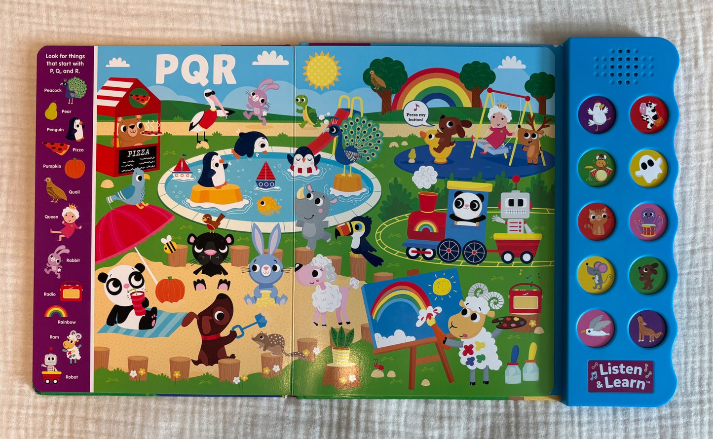 Search & Find Books (x2) with Sound Buttons (Purchase Price: $18 each book)