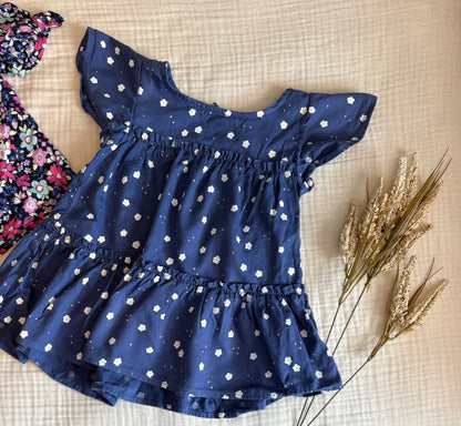 Cat & Jack and Picapino 4T Toddler Girl Summer Flower Shirts , Kids 4/4T