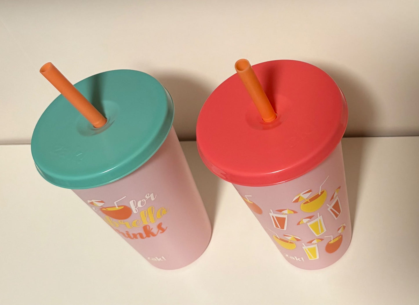 Zak! Colour Changing Tumblers 25 Oz (x2) *BRAND NEW*