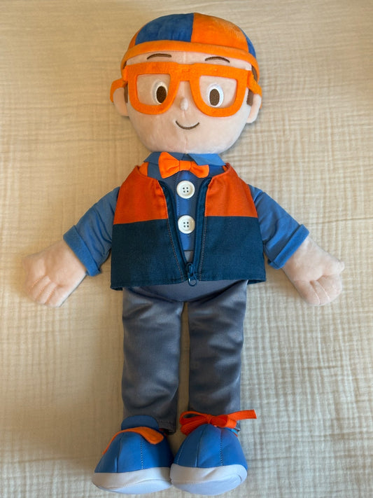 Blippi Get Ready and Play Plush Toy (Fine Motor Skills & Hand/Eye Coordination Toy)