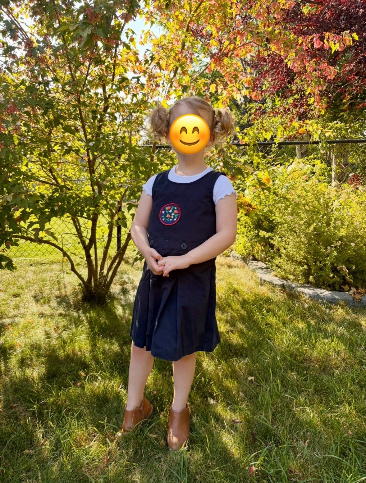 Cat & Jack 5T Toddler Girls Blue Sleeveless Dress with Strawberries , Kids 5/5T (extra small)