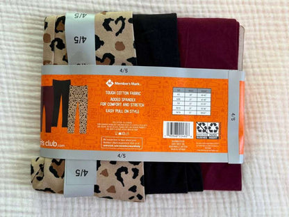 Toddler Girls Size 4/5 Leggings 3 PAIRS *BNWT* , Kids 4/4T
