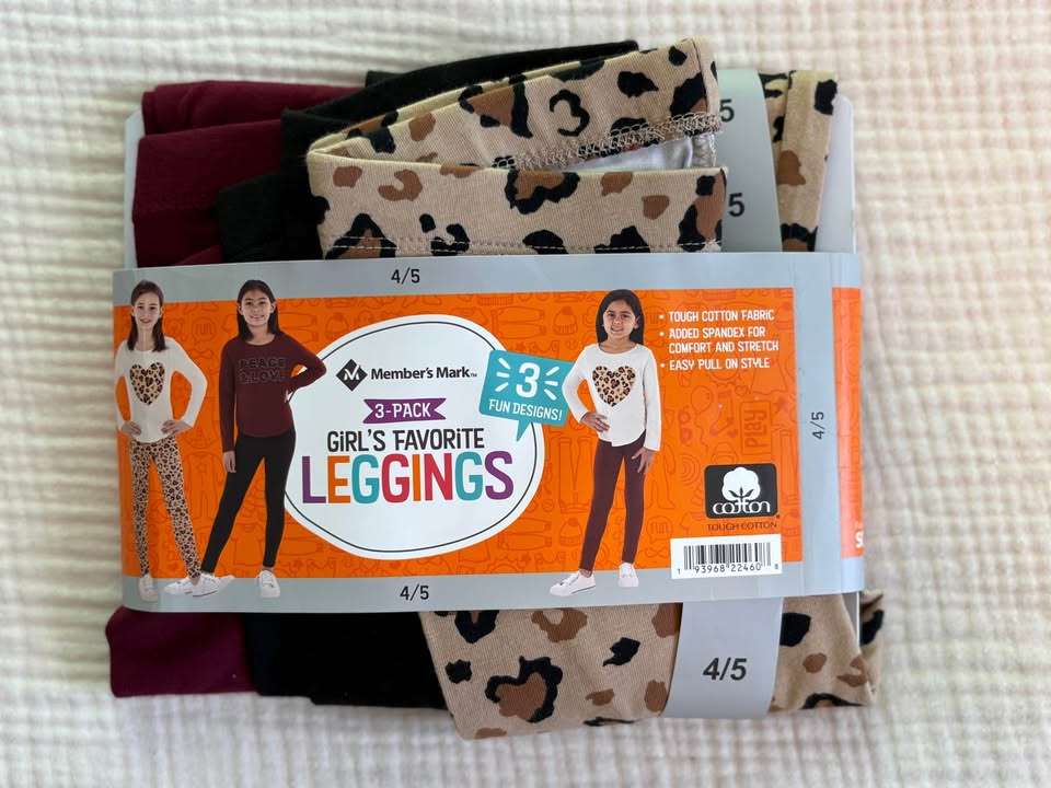 Toddler Girls Size 4/5 Leggings 3 PAIRS *BNWT* , Kids 4/4T