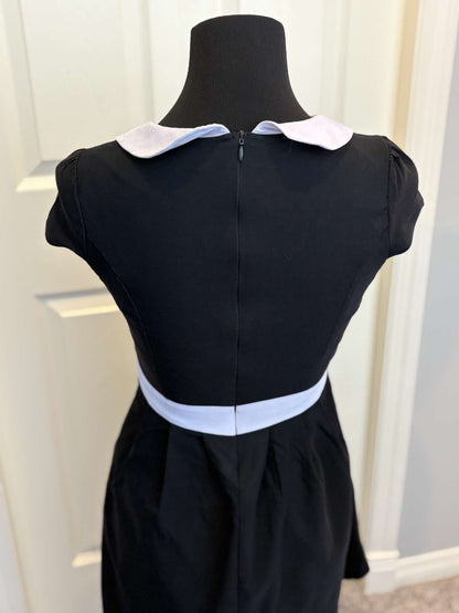 Sourpuss Teen Girl Size Medium Black & White Dress (Purchase Price: $85) , Kids 18
