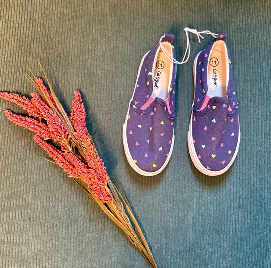 Cat & Jack Size 11 Slip on Canvas Shoes (BNWOT) , Shoes 11 (Toddler:2-4yr)