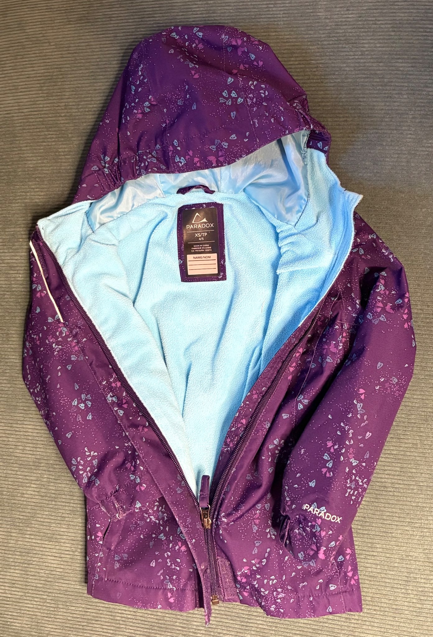 Paradox 4/5 Girls Winter Jacket , Kids 4/4T