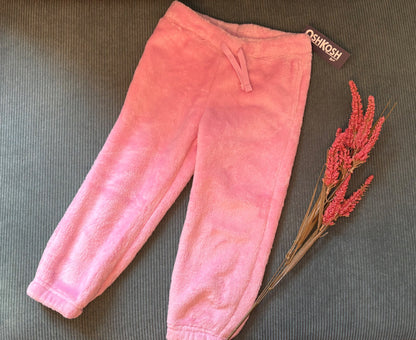 OshKosh B'Gosh 3T Toddler Girls Fuzzy Pink Pants (BRAND NEW W/ TAG), Kids 3T