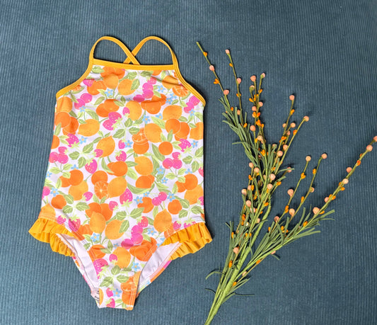 UPF 50 Fruit Themed Bathing Suit 5T Toddler Girls (BRAND NEW W/ TAGS) , Kids 5/5T