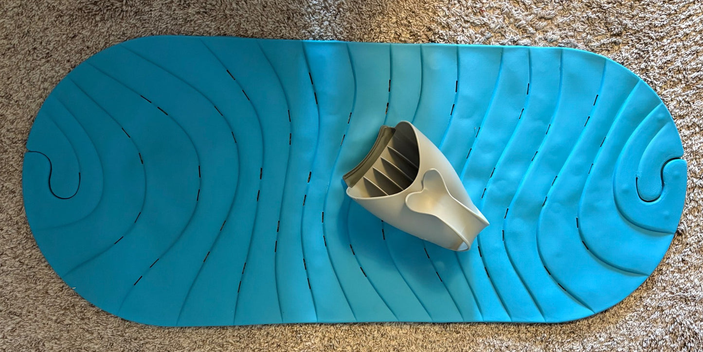 Boon Bathtub Mat ($32.99) & Skip Hop Whale Water Rinser Cup ($14.99)