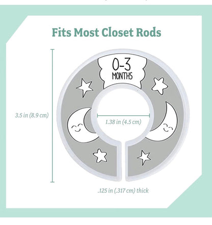 Baby Nest x20 Baby/Toddler Velvet Hangers w/ x7 Closet Size Dividers (BRAND NEW IN SEALED BOX)