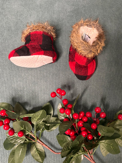 Indigobaby Faux Fur Cabin Slip on Booties Unisex Baby 0-12 Months , Shoes 0 (Baby: 0-12 mth)