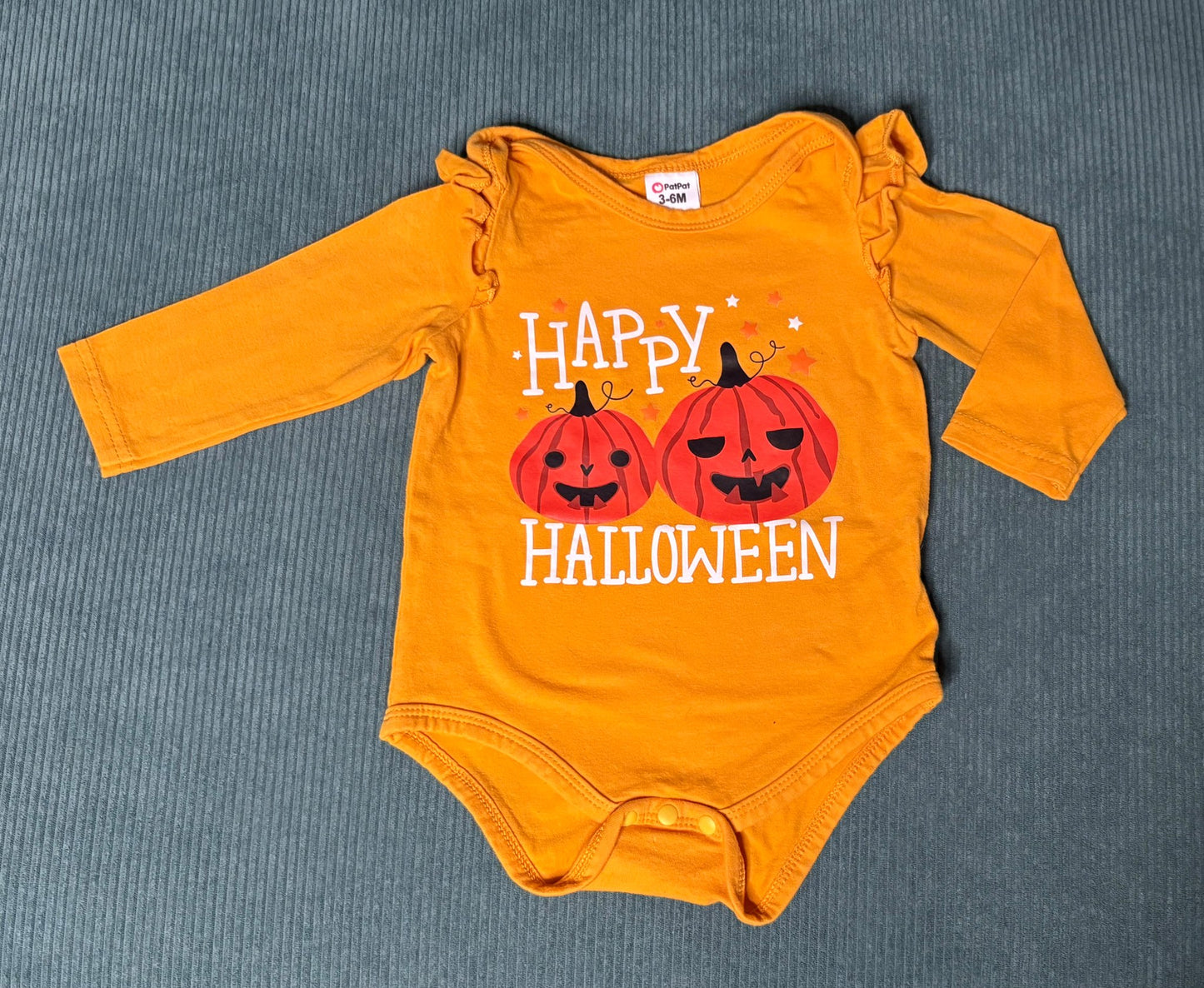 Happy Halloween 3-6 Months Baby Girl Long Sleeved Onesie , Kids 6 Month (3-6M)