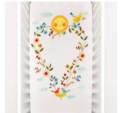 Rookie Humans Love Blooms Crib Sheet (Purchase Price: $68)