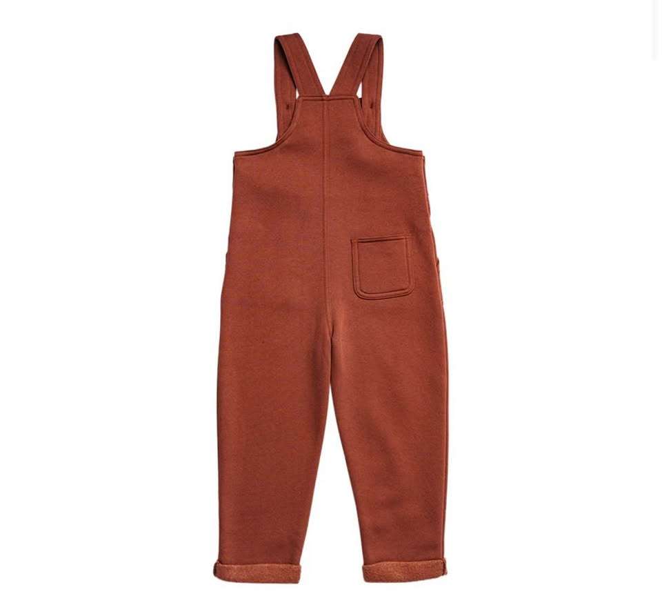 Ms Rachel "Peek-a-boo" Size 4/5T Unisex Brown Overalls (Limited Edition Launch) , Kids 4/4T