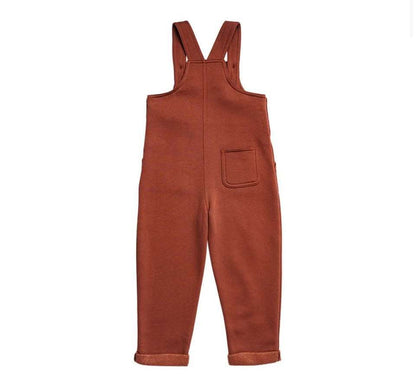 Ms Rachel "Peek-a-boo" Size 4/5T Unisex Brown Overalls (Limited Edition Launch) , Kids 4/4T